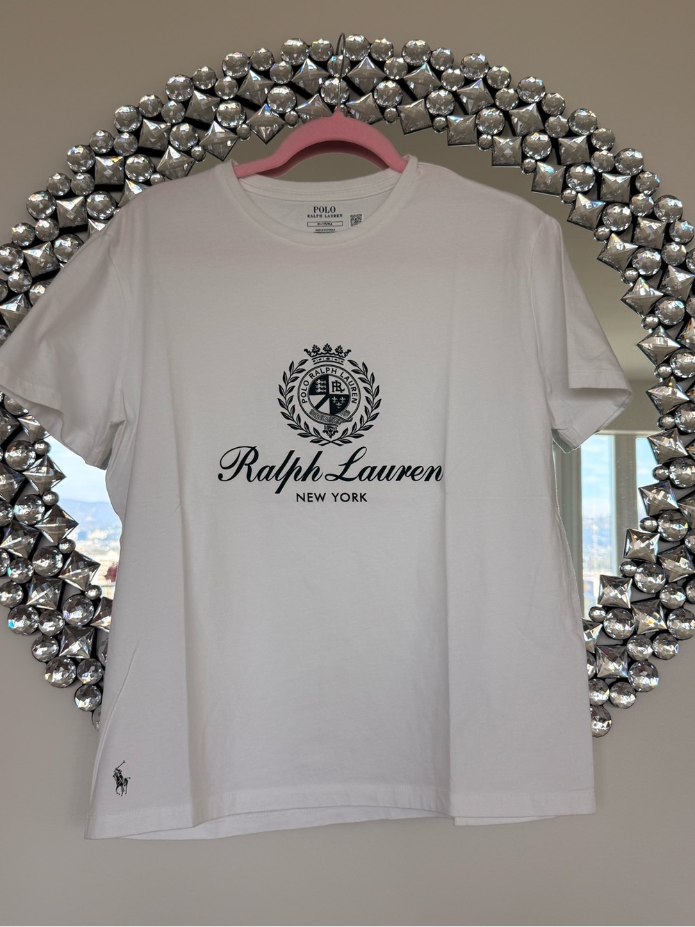 Ralph Lauren White Crest Logo Crewneck T-Shirt